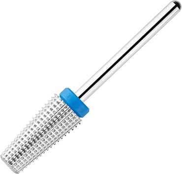 BNG 5 in 1 Carbide Nail Drill Bit Fast Remove Acrylic Nails Professional 3/32" Nail Drill Tungsten Steel Bits Manicure Pedicure Professional Salon ToolMedium, Silver