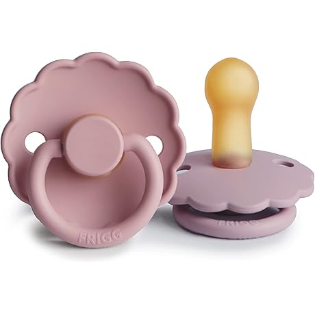 Daisy Natural Rubber Pacifiers: Soothing Comfort for Babies 6-18 Months