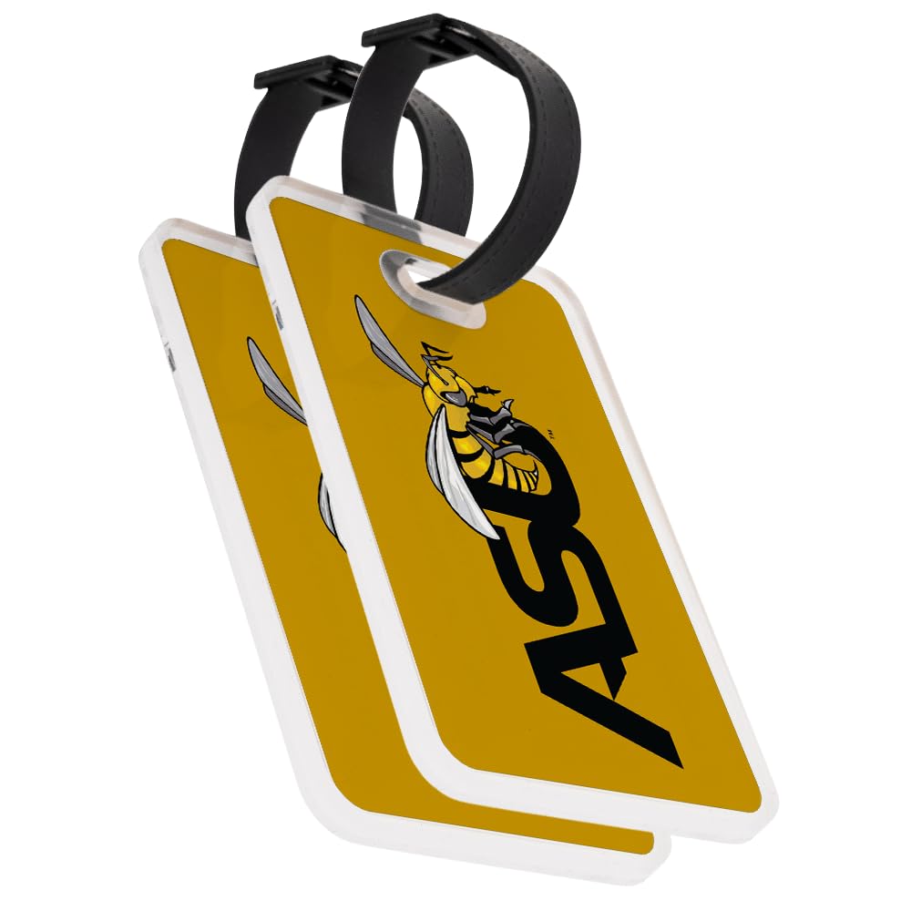 Desert Cactus Alabama State University Luggage Tag Official ASU Hornets 2 Pack Travel ID Label for Suitcases Bags
