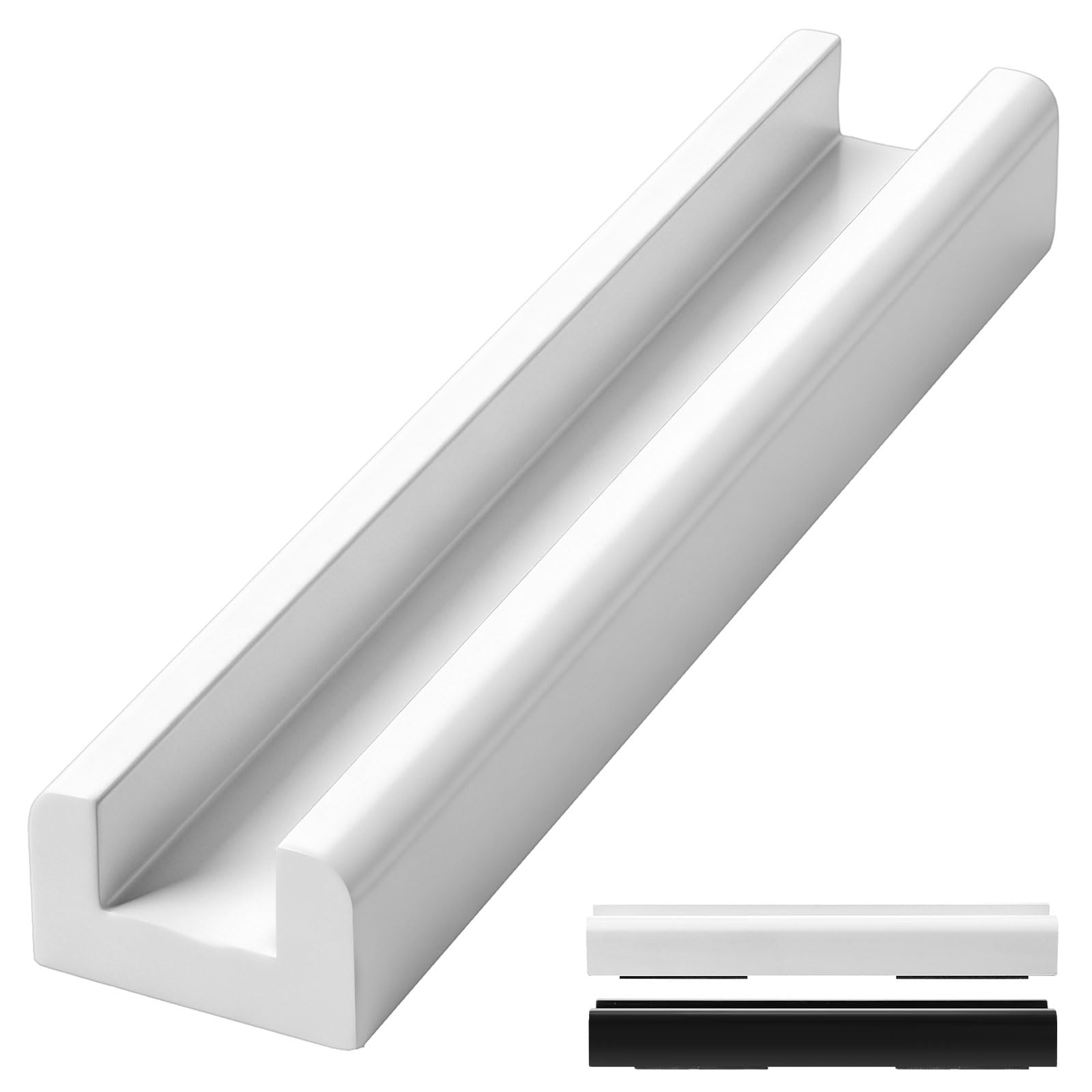 Photo 1 of Colingmill Wooden Floor Mirror Stand - White