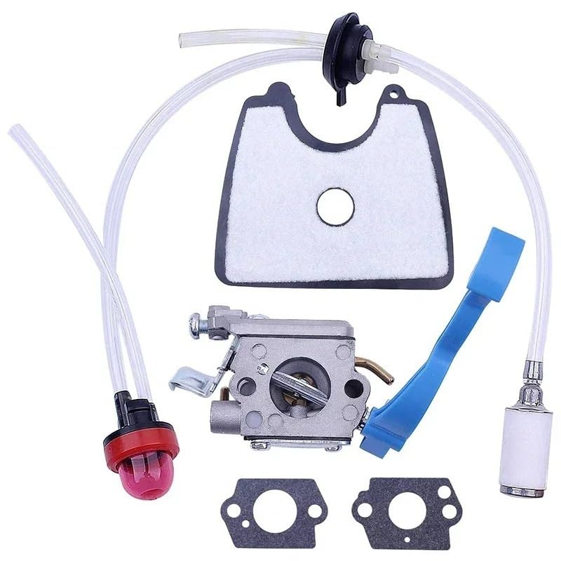 for Kit Carburatore ZAMA C1Q-W37 con Filtro Aria Carburante Linea Tune for Husqvarna 125B 125BX 590460102 545081811 Soffiatore for Foglie Trimme Carb