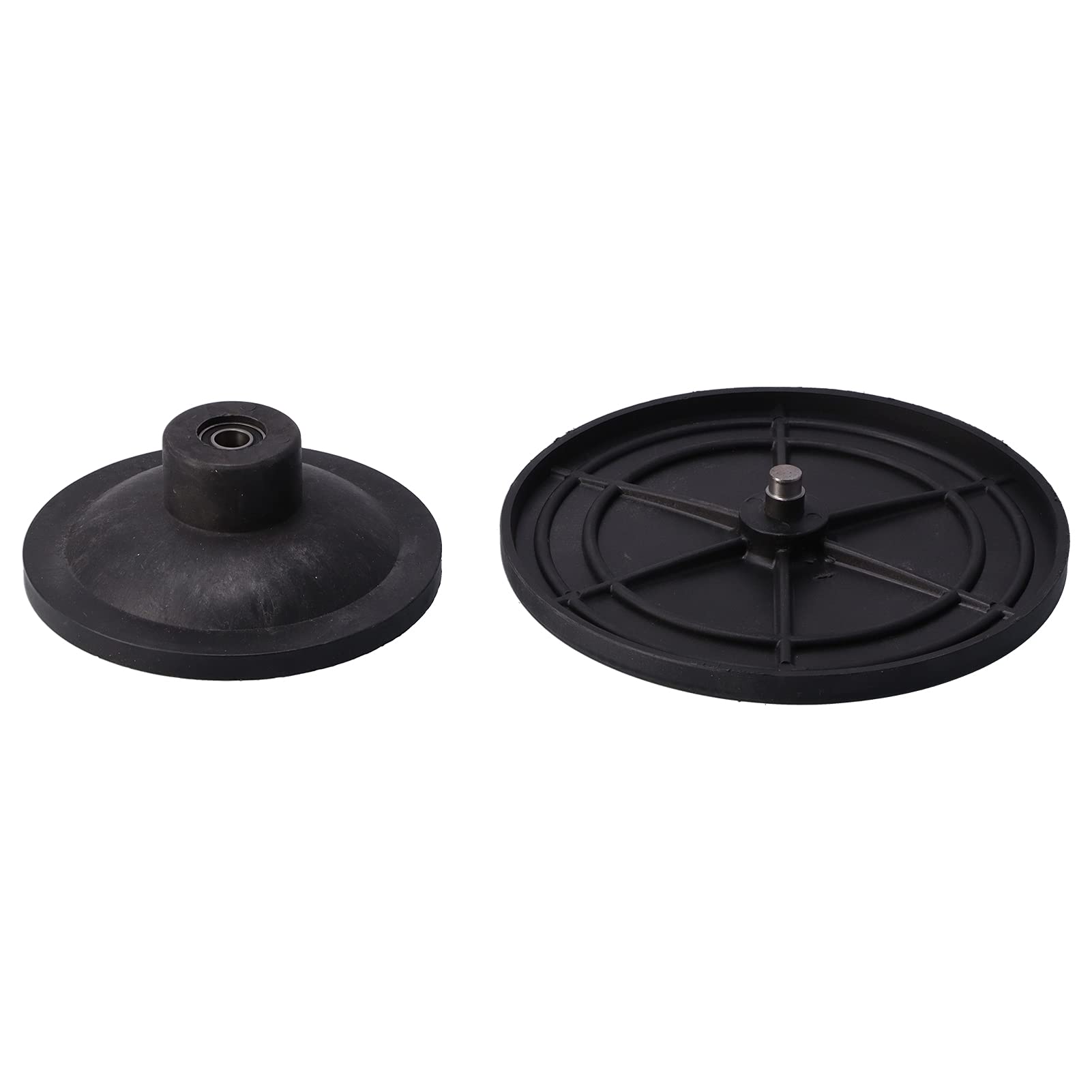 Rueda de Cerámica, Rueda Giratoria para Esculpir de Fácil Rotación, Rodamientos de Bolas Ajustables Resistentes para Arcilla Artesanal para Esculpir(Todo Negro 30 cm)