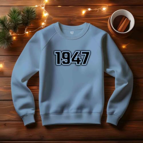 Sweatshirt 1947 doux bleu ciel une douce nostalgie à porter