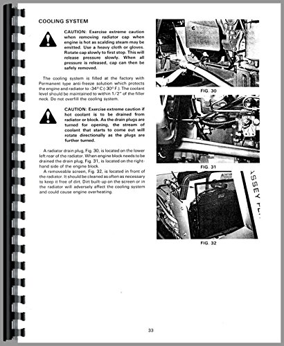 Operators Manual Massey Ferguson 205-4 205 Diesel Compact Tractor      Plastic Comb