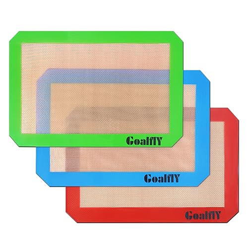 Set di 3 tappetini da forno in silicone, piccoli