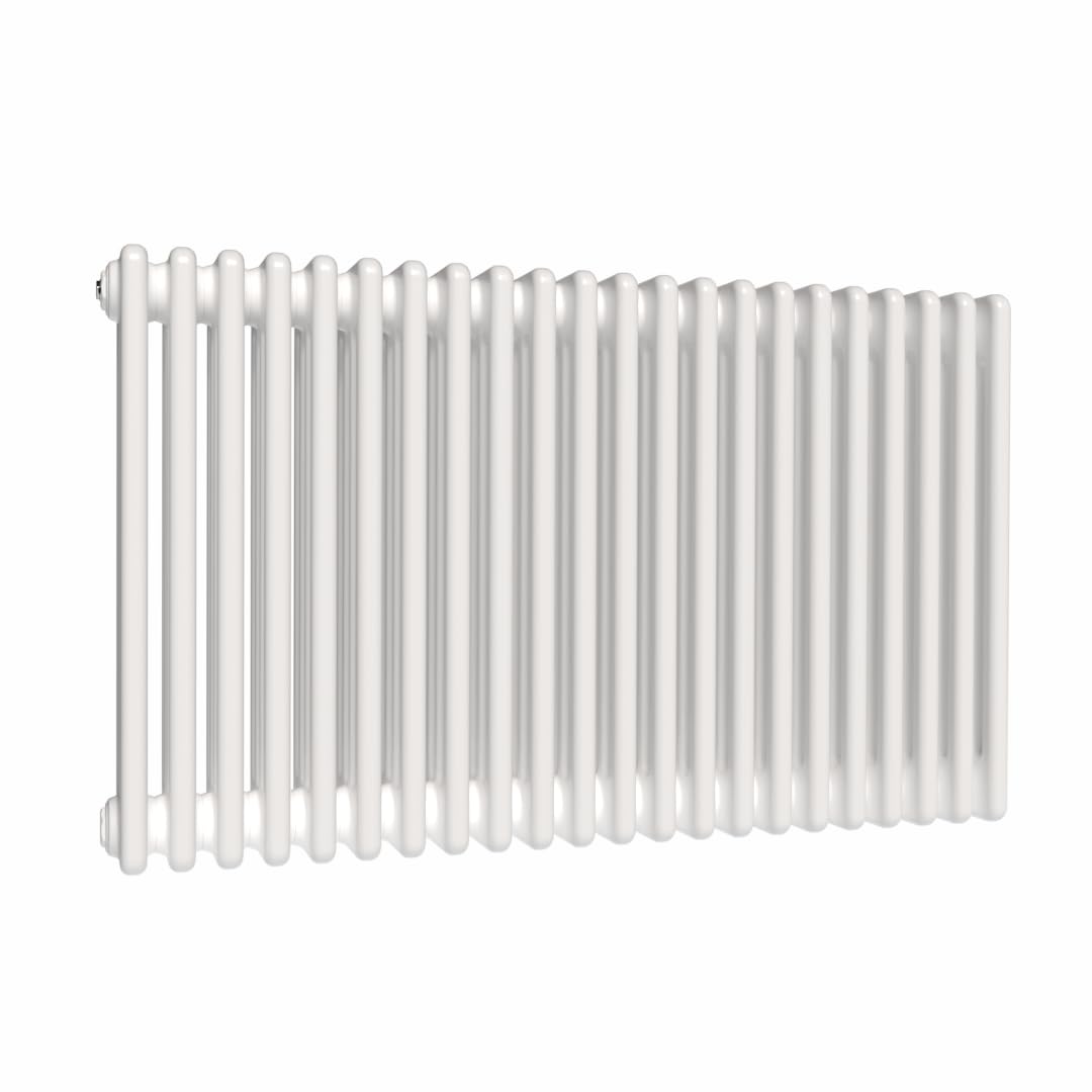 Lux Heat White Horizontal 4 Column Traditional Radiator 600Mm (H) X 1010Mm (W)