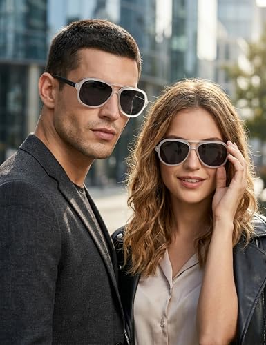 Image of Fastrack Unisex Aviator Polarised Sunglasses