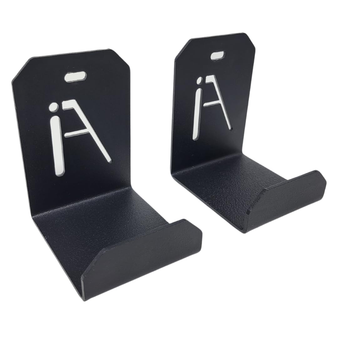 IRON AMERICAN Adjustable Weight Bench Hanger - Hang Benches, Rowing Machines, Hex Bars, Barbells - 100lb Capacity - Hardware Included - Made in USA