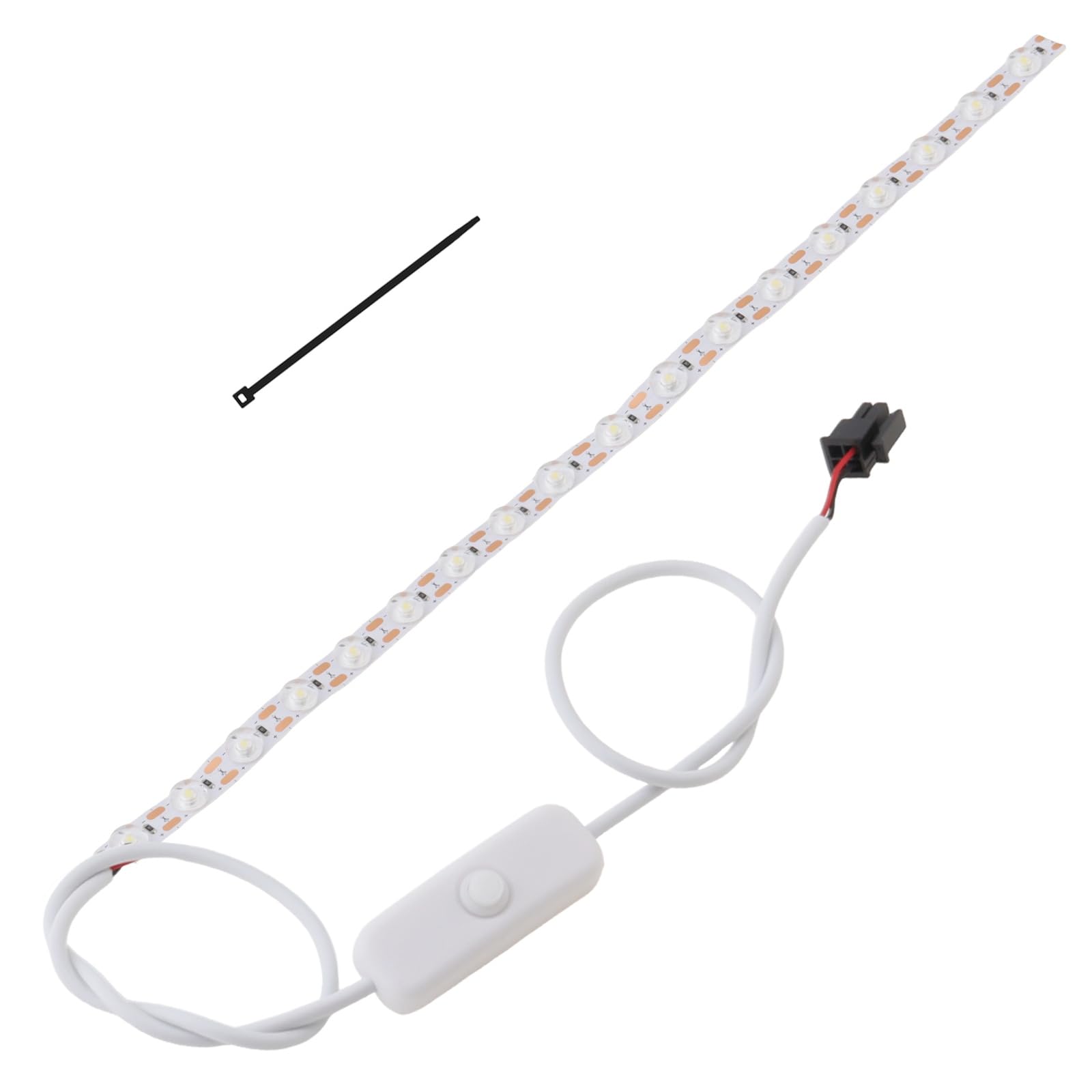 LED Light Strip Fit for Bambu-Lab A1 3D Printer, 24V 380 mm High Brightness LED Light Bar with 900 mm Cable, Easy to Install