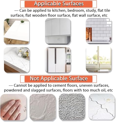 Image of Wall Protection Sheet- Clear Contact Paper Furniture Liner, Transparent Kitchen Backplash Proof || Peel & Stick Cover for Counters - Kitchen Furniture and Walls || (12 x 180 Inch)