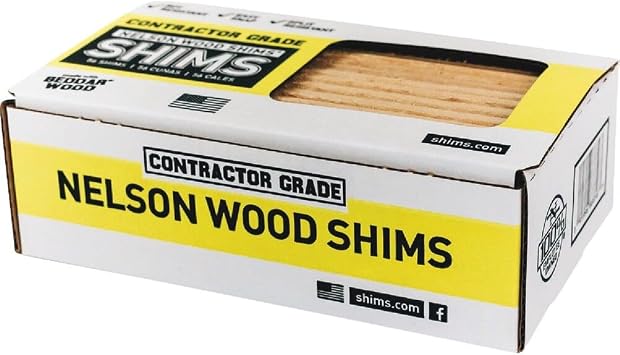 Nelson Wood Shims CSH8/56/120/Mgd 8 Bulk Contractor Shims