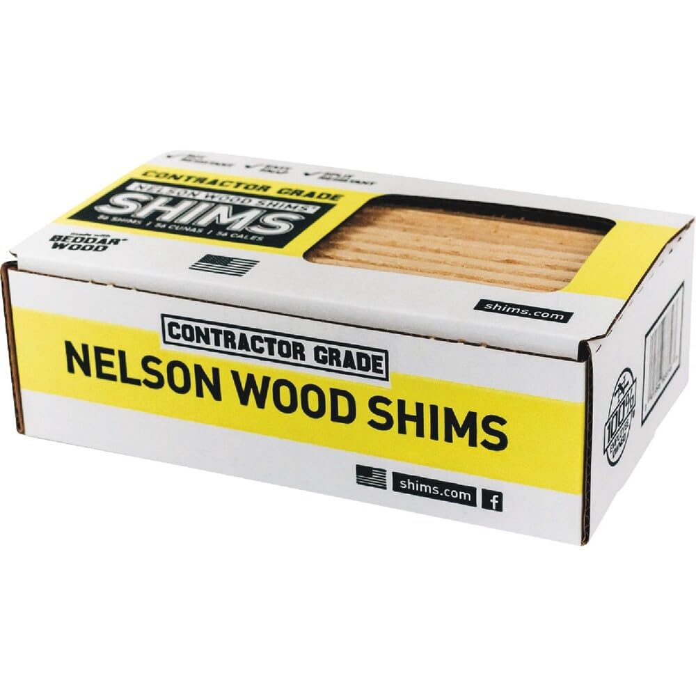Amazon.com: Nelson Wood Shims CSH8/56/120/Mgd 8'' Bulk Contractor