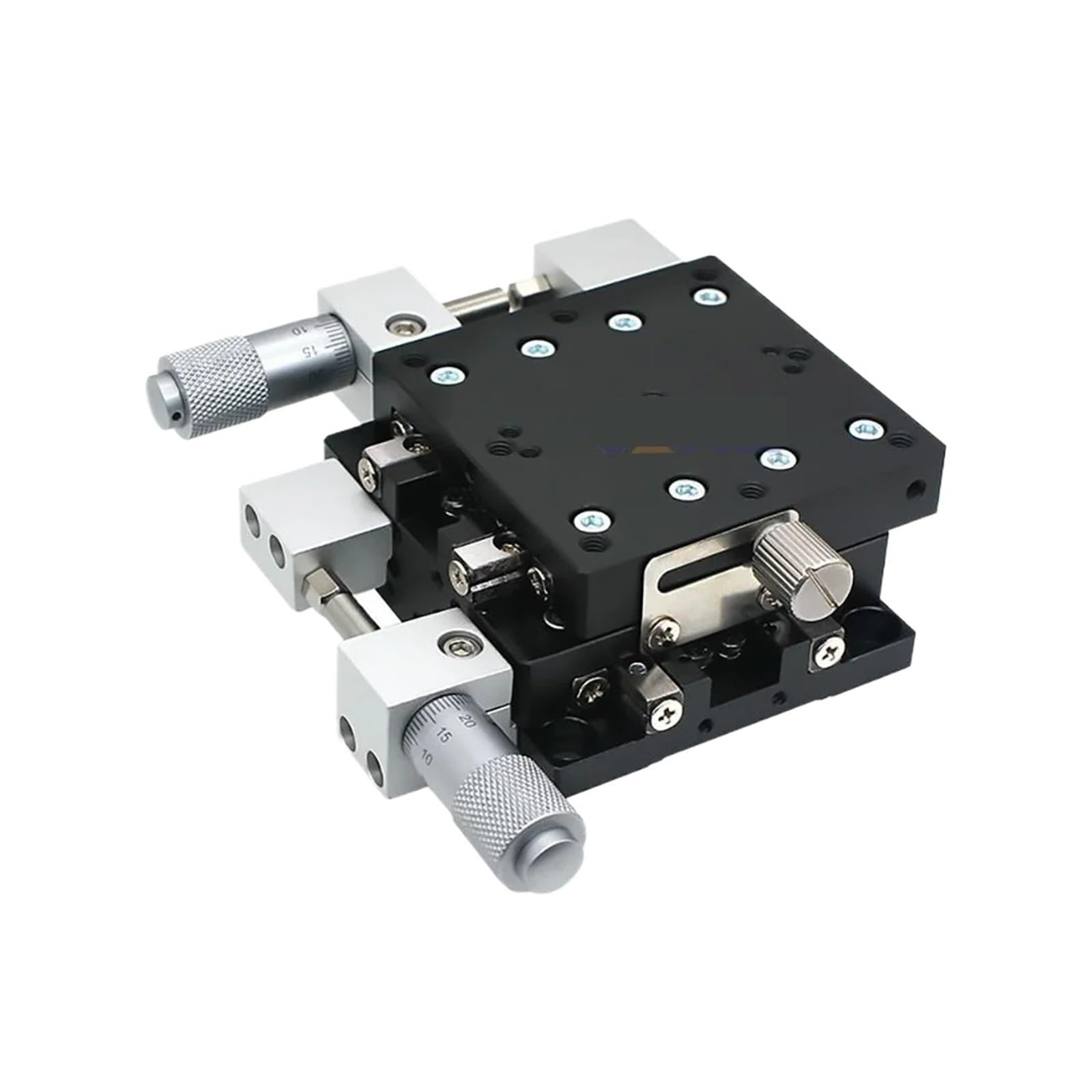 MYXJGNAIY Linear Platform Sliding Table, XY Axis 60x60mm, LY60-R LY60-L LY60-C, Horizontal Rail Type Trimming Table Manual Displacement Platf(LY60-L)
