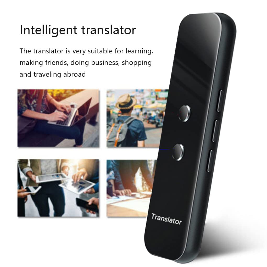 Dispositivo di traduzione vocale di lingua, traduttore di lingua vocale intelligente a 2 vie in tempo reale, supporto di 72 lingue per viaggi, apprendimento, shopping, chat di lavoro, registrazione di