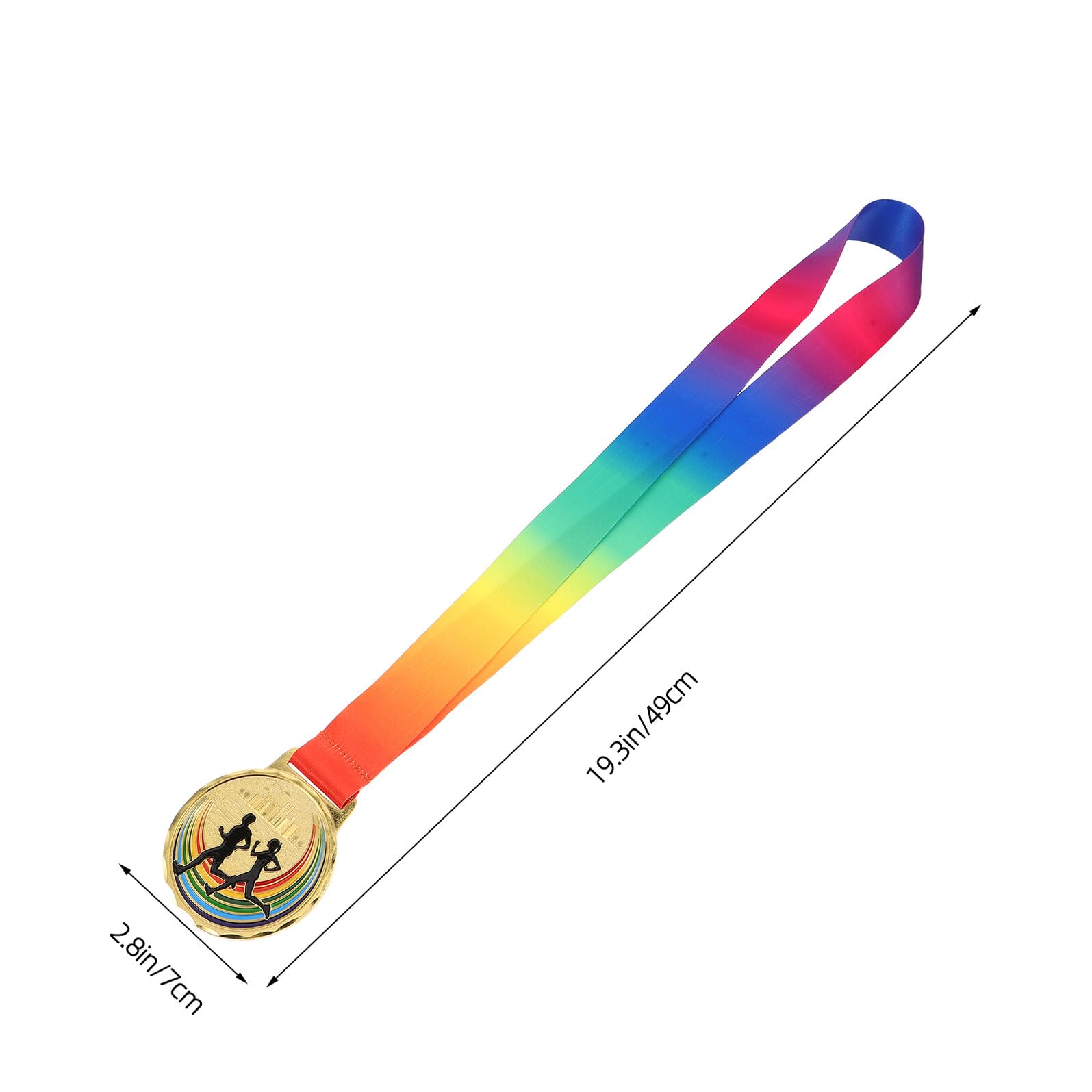 SMASOLO Medalla de Atletismo y Running de Aleación Cinta para Premio en Maratón y Eventos Deportivos al Aire Libre Reconocimiento para Adultos y Corredores en Pista — view 2
