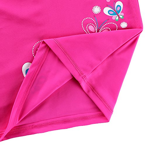 Baohulu Girls Swimsuit Two Piece Tankini Upf 50+ Uv Protective Rash Guard Set 3-12 Years S240_Butterflylong_6A #TOP3