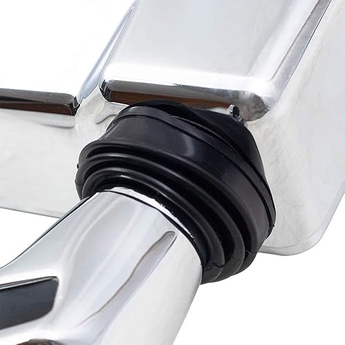 Miniatura 8 de Espejos retrovisores laterales manuales para el conductor y el pasajero, reemplazo de actualización de rendimiento montado en bisagra de puerta