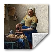 Amazon｜ハンドタオル 【世界の名画】 フェルメール ハンカチ ソフト