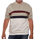 Classics Short Sleeve Banded Bottoms Polo Shirt (XXL, Taupe)