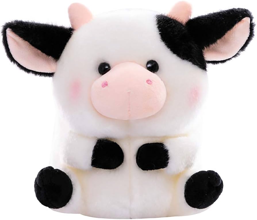 Amazon.co.jp: OUNONA ぬいぐるみ 牛 うし だきまくら 牛ぬいぐるみ