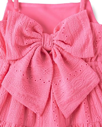 The Children's Place,Girls,Casual Sleeveless Tiered Dresses,in The Pink,XX-Large3