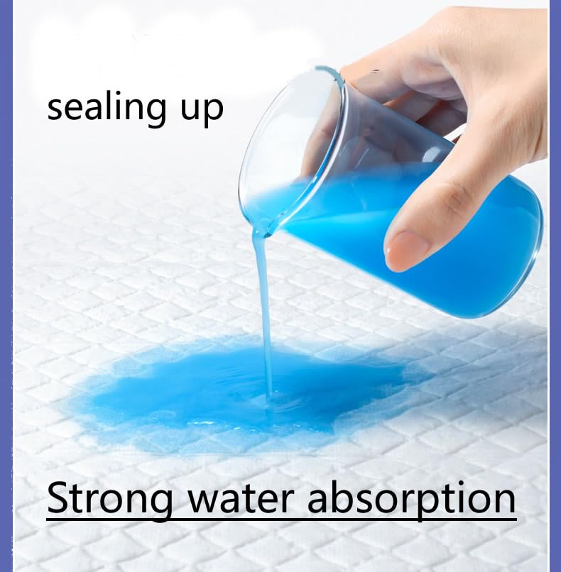 Multi Purposed 60CM(23.6 inches) x90CM(35.4 inches) Disposable Waterproof Nursing Care Pad for Adult Pet Pack of 10 Disposable Diaper for Beauty Massage Salon Elder Maternity Baby Pet