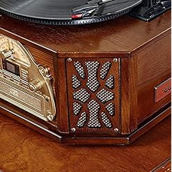AMZOPDGS Tourne-Disque, Gramophone, Enregistreur Bluetooth Radio Rétro Phonographe Gramophone Tourne-Disque Musique… - Les Beatles, Paul McCartney, John Lennon, RIngo Starr, George Harrison AMZOPDGS Tourne-Disque, Gramophone, Enregistreur Bluetooth Radio Rétro Phonographe Gramophone Tourne-Disque Musique… – Image 4