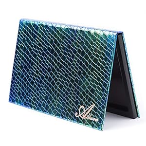 Allwon Paleta magnética Sirena Paleta de Maquillaje vacía con Espejo y 30 Piezas Adhesivo Paleta vacía Pegatinas de…