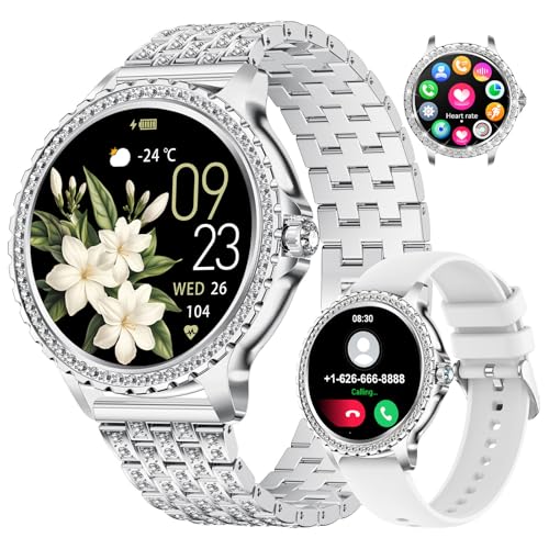 LIGE Montre connectée Femme Bluetooth Appels pour Android iOS 1,32