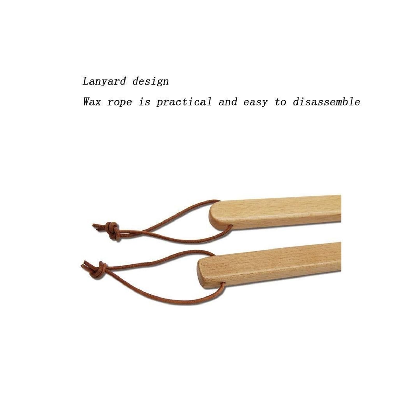 Calzadores Calzador de Madera Maciza, Zapatilla, Calzador de Mango Largo, Elevador de Zapatos, Usuario de Calzado/Extractor de Longitud Derecha de 55 cm