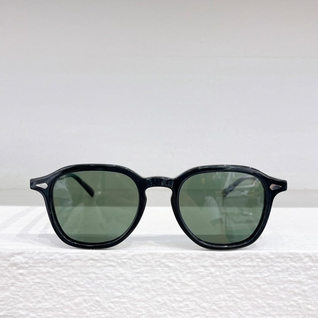 Lunettes de soleil unisexes en acétate, monture vintage dégradée