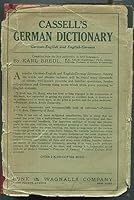 A new German and English dictionary, B000862QYE Book Cover