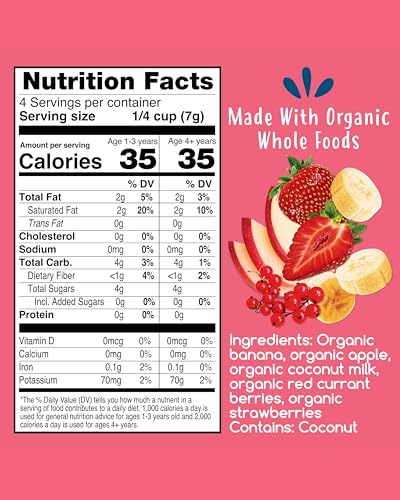 amara smoothie melts - mixed red berries - baby snacks made with fruits and vegetables - healthy toddler snacks for your kids lunch box - organic plant based yogurt melts - 6 resealable bags