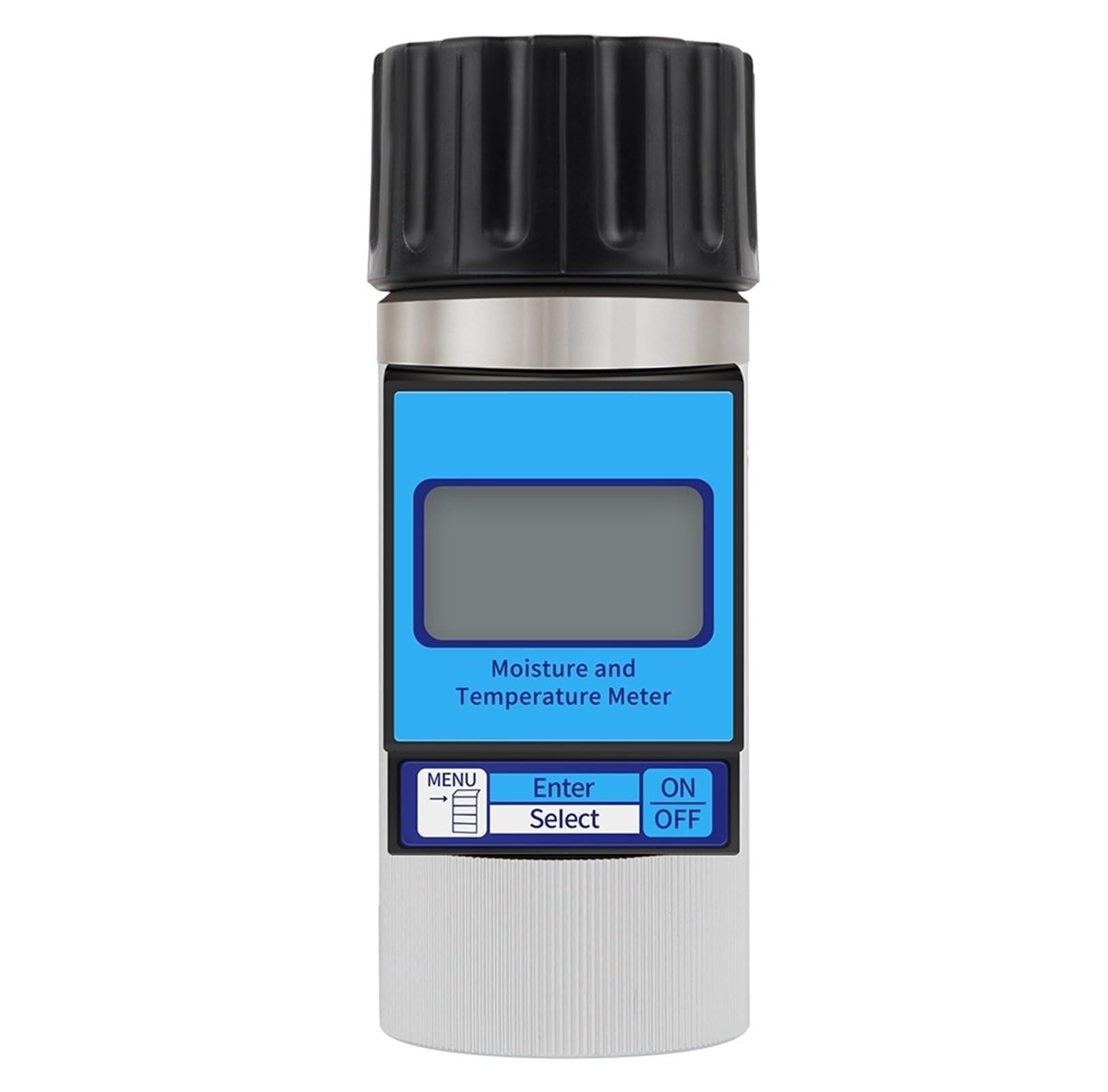 Amrttwy One Color Moisture Meter, Portable Grain Moisture Meter, Rice Hygrometer, 37 Types Analyzer, Practical Reading