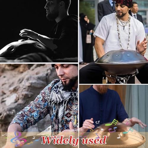 Hand Drum Percussion 22 Pulgadas 9 Notas Acero miniatura 5