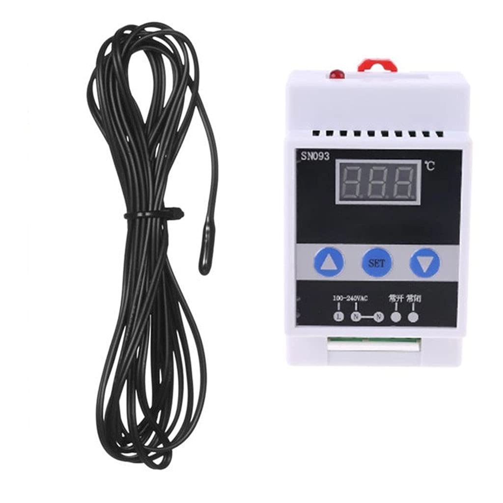Guide Termoregolatore Digitale Termostato Regolatore di Temperatura Raffreddamento, Riscaldamento, Controllo Raffreddamento, Sensore di Controllo Raffreddamento, Termor