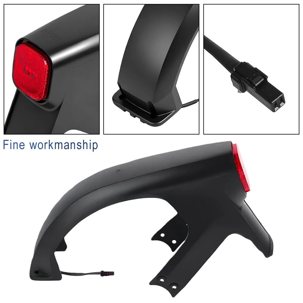JOYSOG Garde-boue arrière pour trottinette électrique Ninebot F3 F3 Pro avec accessoires feux arrière