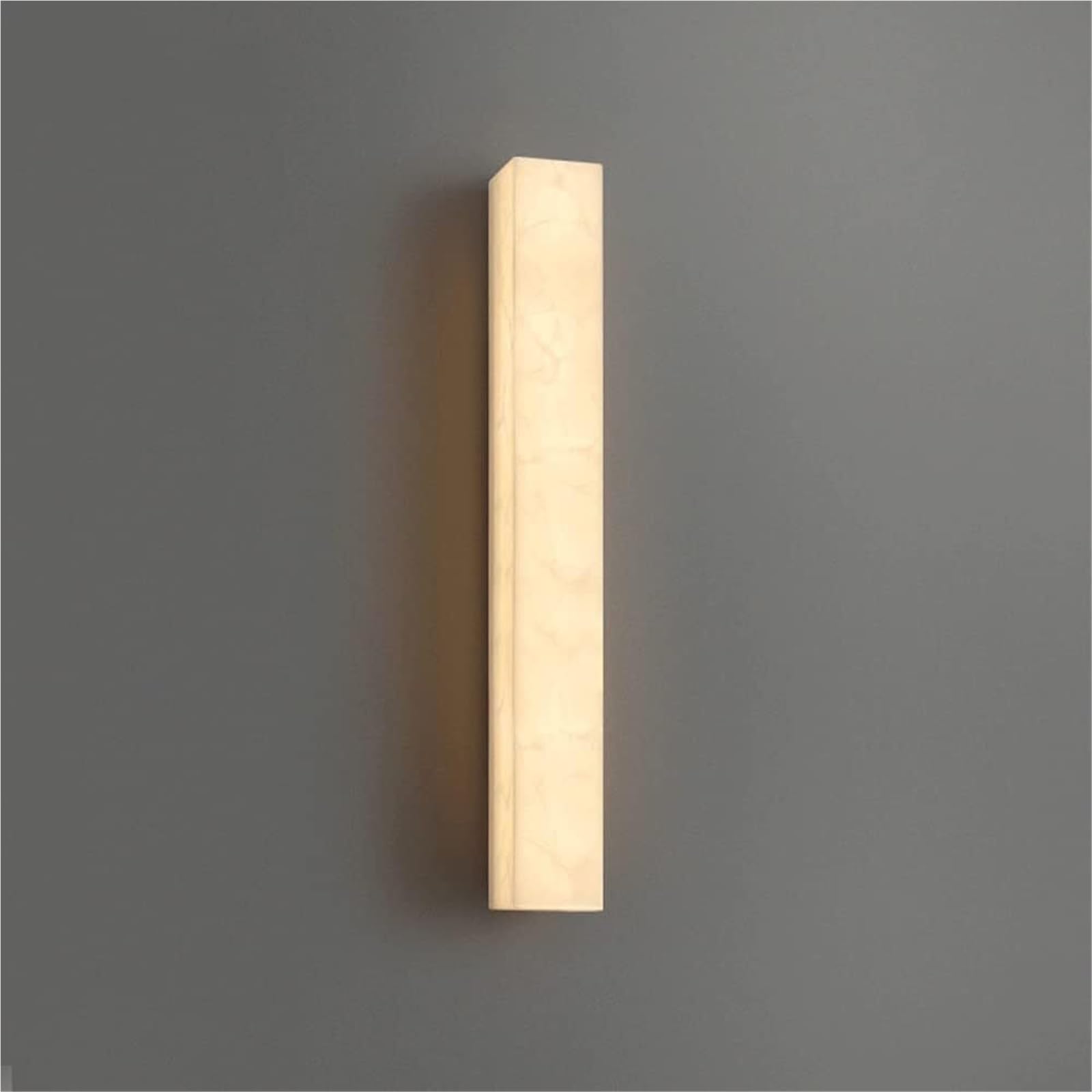 SXSCARKX Alabaster Wall Sconce, Mid Century Modern Marble Light Fixture, Long Strip Hallway Mounted Lighting, Nordic Indoor Lamp for Bedroom, Living Room, Stair, Balcony