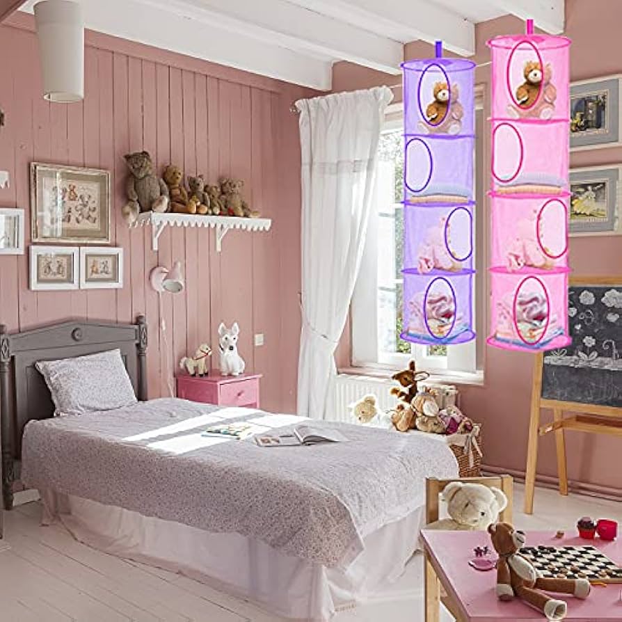 Livehitop 3pc Toys Storage Hanging Mesh Basket Chest Soft Teddy | Senegal