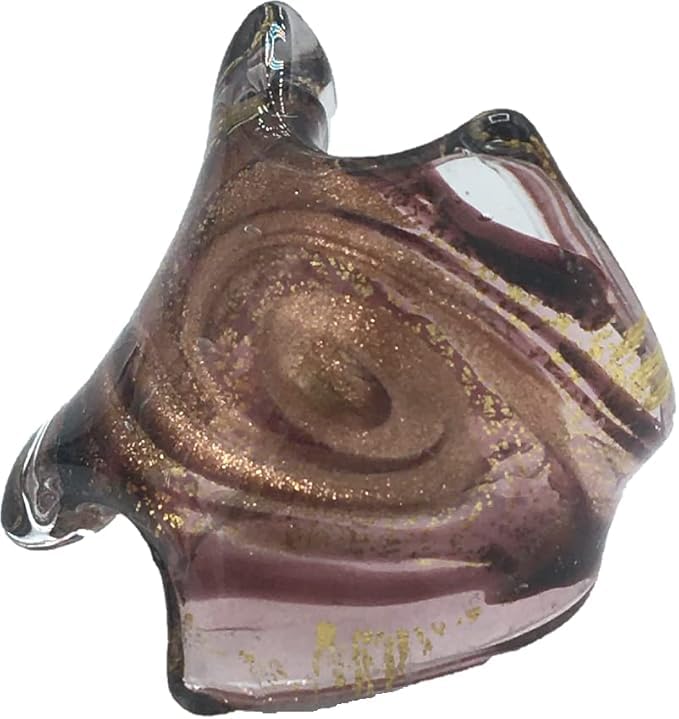 Anneau en verre de Murano venitiana bague rose cadeau idéal anniversaire