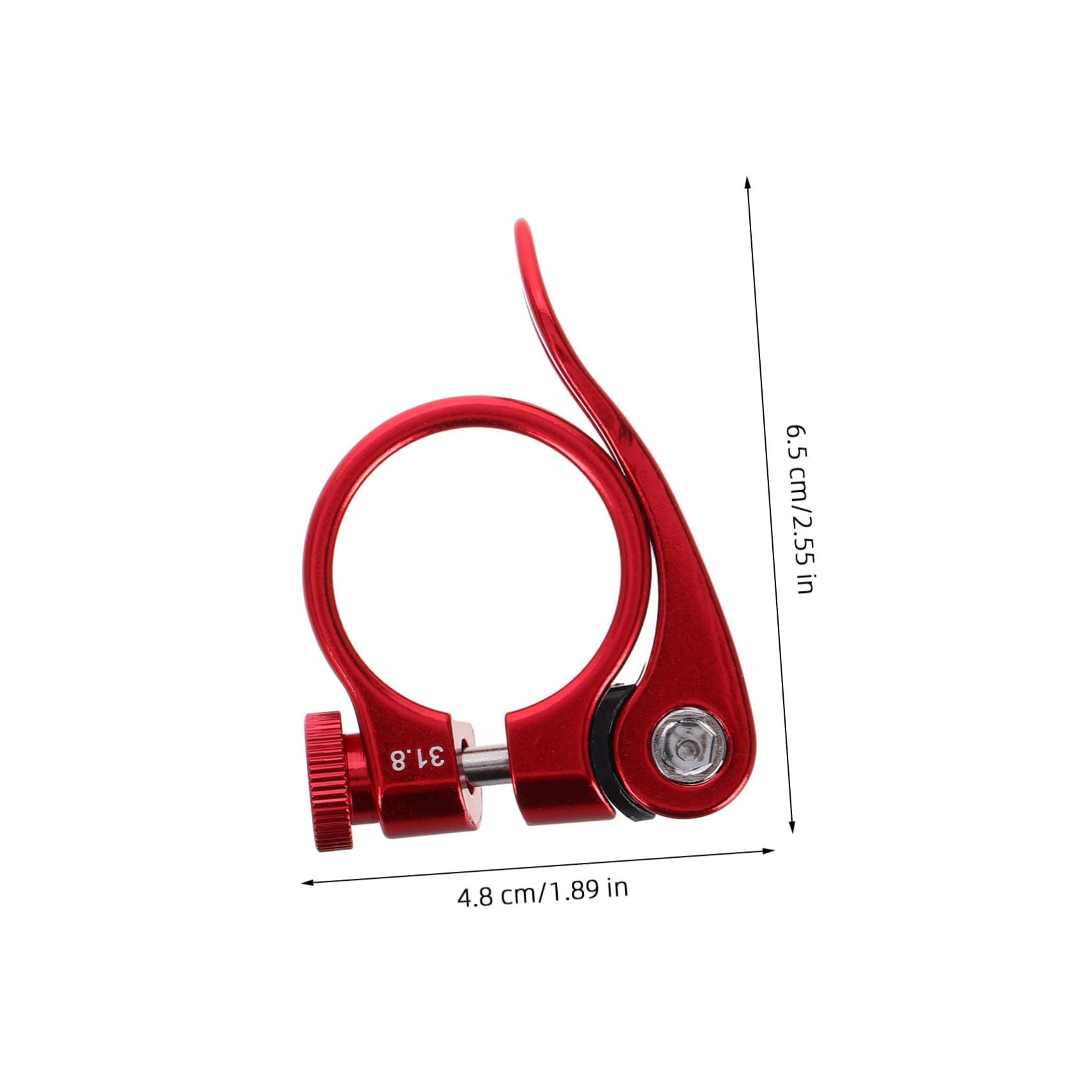 SUPVOX Quick Release Seat Post Clamp Bike Clamp Easy Installation Compatible with Mountain Bikes Convenient Height for Cyclists