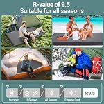 Elegear Self Inflating Sleeping Pad with Electric Pump 3.15" Memory Foam - Image 5
