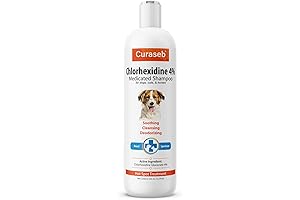 Chlorhex 4% Shampoo for Dogs & Cats, Vet Strength Formula, 8oz