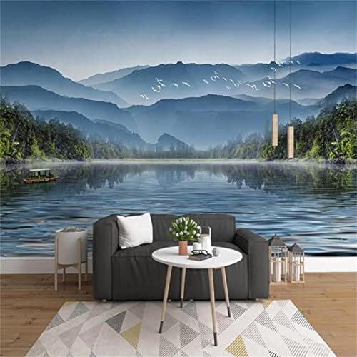 Papier Peint Mural 3D Paysage Alpin Pré-Encollé 368x254 cm - 2