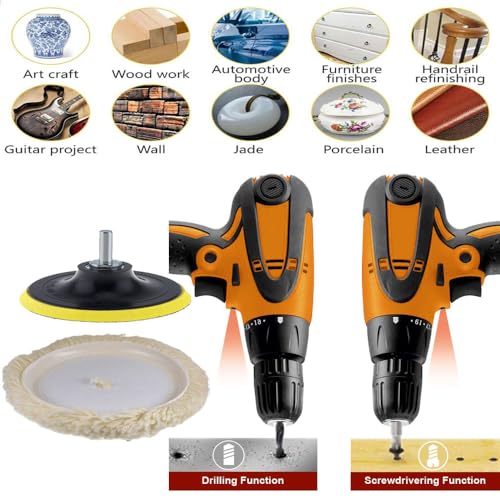 Image of MLD Electric Screwdriver Drill Machine| Left /Right rotation | Electric Polisher Machine (Electric screwdriver Polisher 5 inch)