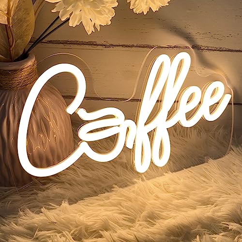 Image of Coffee Table Number Neon Sign Desk Lamp Night Light Wedding Letter LED Neon Sign Wedding Table Decorations Neon Light Shop Bedroom Home Room Decor Christmas Party Warm White USB 30x16.7CM