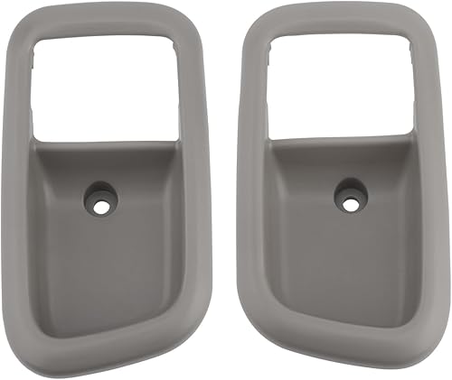 Vista 20 de Gledewen Manija de puerta interior con bisel, compatible con Toyota Tundra 2000-2006, beige, parte delantera interior izquierda del conductor