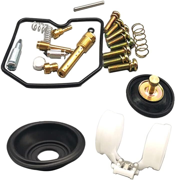 1Set Carburetor Repair Kit Diaphragm Float Compatible for Kawasaki KL650 KLR650 1987-2005