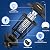 Klahaite Bug Zapper Outdoor, Electric Mosquito Zapper, Fly Zapper Indoor Fly Traps, Mosquito Repellent Outdoor Patio & Backyard Covers 1/2 Acre, 4200V 3 Prong Plug, ABS Fireproof Plastic Outer
