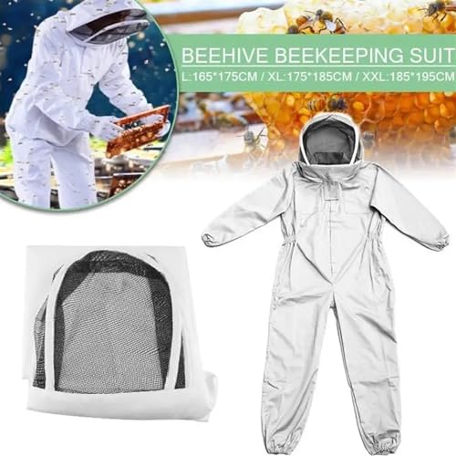 Traje de apicultor para principiantes con capucha ventilada de algodón Talla L 5